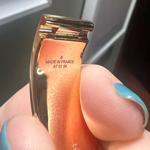 LOUIS VUITTON LV Brasserie Confidential BbangleNGLE bracelet GP Gold Pink Small - Picture 7 of 10